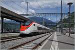 SBB RABe 501  Giruno  in Bellinzona auf der Fahrt Richtung Lugano.