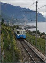 Es ist Herbst geworden und zu meiner Freude und Überraschung war heute der MOB ABDe 8/8 4002 VAUD noch einmal im Planverkehr Einsatz: Als Regionalzug 2330 von Montreux nach Fontaivent erreicht