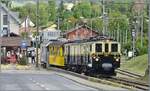 Blonay - und da verl�sst ein Zug den Bahnhof mit dem Ziel nach Montreux! Das gab es schon lange nicht mehr. Der MOB FZe 6/6 2002 verl�sst mit seinem Riviera Belle Epoque Zug 200207E  Blonay. Das  L'aventure ferroviaire de l'Oberland Bernois  /  Das Bahnabenteuer des Berner Oberlands  des diesj�hrigen Herbstevent der Blonay Chamby Bahn kann beginnen.

5. September 2026