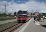 Der asm Be 2/6 511 (ex CEV Be 2/6 7001  Vevey ) ist in St. Urban angekommen und wird gleich wieder nach Langental zurück fahren. 11. Sept. 2021