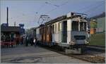 La DER de la Saison 2024! Am Bahnsteig in Blonay steht ein ganz besonderer Zug:  Mon dernier Train - Mein letzter Zug .