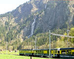 Die Triebwagen der Berner Oberland Bahn BOB ABeh4/4 I 304-310: Nach der Ablieferung der 3 ersten Steuerwagen 401-403 wurden diese eher selten als wirkliche Steuerwagen eingesetzt.