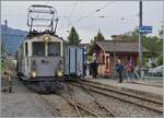 Les chemin de fer disparus - Die verschwundenen Bahnen (LLB 1915- 1967) 

Der Leuk Leukerbad Bahn (LLB) Triebwagen mit der Anschrift ABFe 2/4 N° 10 der Blonay Chamby Bahn hat mit seinem Museumszug N° 1006 von Chaulin kommend, Blonay errei ...
