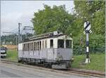 Les chemins de fer disparus - Die verschwundenen Bahnen (LLB 1915 - 1967) Der Leuk Leukerbad Bahn (LLB) Triebwagen mit der Anschrift ABFe 2/4 N° 10 der Blonay Chamby Bahn beim Manöver in Blonay. 

14. September 2025