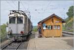 Les chemins de fer disparus - Die verschwundenen Bahnen (LLB 1915 - 1967) Der Leuk Leukerbad Bahn (LLB) Triebwagen mit der Anschrift ABFe 2/4 N° 10 der Blonay Chamby Bahn ist besorgte auch eine Fahrt Chaulin - Chamby und zurück, hier beim W ...
