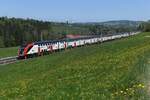 2025-04-30.SBB CFF FFS Chem la Comba Puidoux
Automotrice à deux étages Bombardier Twindexx
RABe 502 019 en UM 502

© la photo vous intéresse merci de me contacter
photos-vietti-violi@ik.me