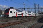 Damals Nagelneu: 512 011 durcheilt am 13 Februar 2024 Pratteln auf deren Weg nach Basel SBB. Damals Nagelneu: 512 011 durcheilt am 13 Februar 2024 Pratteln auf deren Weg nach Basel SBB.