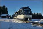 Der CEV MVR ABeh 2/6 7503  Blonay-Chamby  verlässt Les Pléiades Richtung Vevey.