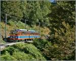 Ein MG Triebzug kurz nach Bella Vista auf der Bergfahrt.