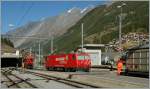 Nicht nur Glacier Express-Zge, sondern auch Gterzge darf die MGB HGe 4/4 ziehen.