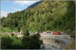 Glacier Express 902 zwischen Mrel und Betten Talstation.