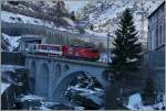 Von Göschenen nach Andermatt geht es steil durch die Schöllenschlucht bergauf.