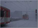 Heftigs Schneetreiben in Andermatt.