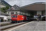 Lokwechsel beim Glacier Express PE 903 St.