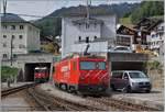 Lokwechsel beim Glacier Express PE 903 St.