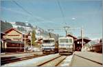 MOB Ge 4/4 (Serie 4000 und 6000) in Zweisimmen.