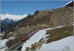 So faszinierend Brcken und Tunnels im obern Teil der Strecke Preda - Bergn sind, so gerne fotografiere ich im unteren Teil, gleich oberhalb von Bergn.