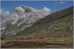 Berninabahnimpressionnen zwischen Bernia Lagalp und Bernina Ospizio - Regionlazug 1640 von Tirano nach St.Moritz.