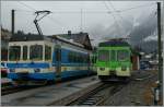 ASD BDe 4/4 402 und 401 in Les Diablerets.