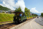 Sie hat uns am 27 Mai 2023 nach Blonay gebracht, die ex LEB G 3/3 Nr.