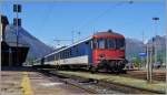 Der Steuerwagen des IR 2824 in Domodossola.