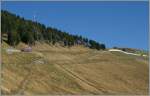 Ein kleiner Zug in einer grossartigen Landschaft: Der MG Beh 4/8 erreicht in Kürze die Gipfelstation.