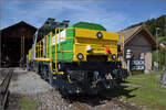 Die 'trimodale' Aeam 841 von Mller Gleisbau.

In Bauma wurde Aeam 841 031 whrend des Jubilums 150 Jahre Tsstalbahn ausgestellt und konnte in bestem Licht bewundert werden. September 2025.