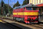 Ex-ZSSK 751 131 steht am Sonntag 28 September 2025 in Benesov u Prahy.