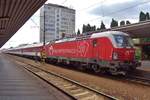 ZSSK Vectron 383 103 verlässt Kosice am 14 Mai 2018.