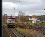 Wir erreichen am 24.11.2022 mit dem EC 360 / Ex 6 (Praha – Plzeň - Furth i.W.