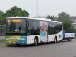 Setra 415 LE Business der VVR mit Fahrradanh�nger in Bergen.