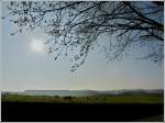 Nebelige Landschaft in der Nhe von Antoniushof.