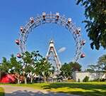 Das Riesenrad am Prater in Wien.