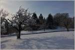 Winterliches Ambiente beim Château de Blonay  (30.12.2014)