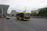 Der durchgehende 10-Minuten-Takt der neuen Linie 300 bedeutet f�r die erschlossenen Gebiete �stlich des Alexanderplatzes eine Verdoppelung des Busangebots.