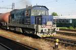 UniPetrol 741 512 zieht ein Ölzug durch Pardubice am 30 Mai 2012.