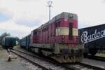 CD 742 103 steht am 11 Juni 2022 ins CD-Eisenbahnmuseum in Luzna u Rakovnika.