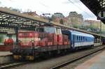 CD 111 006 rangiert am 5 April 2017 in Praha hl.n.