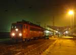362 086-1 zusehen am 08.10.13 fr�h Morgen in Cheb.