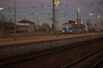 Eine  Kn�delpresse  der CD bei der Durchfahrt in Riesa.12.12.2013  16:23 Uhr