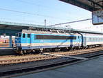 362 132-3 steht im Bahnhof Cheb am 22. Februar 2018 