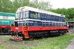 T458-1158 steht am 13 Mai 2012 ins Eisenbahnmuseum von Luzna u Rakovnika.