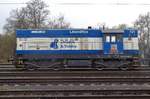 Profilblick auf CHT 740 721 in Decin-Vychod am 7 April 2017.