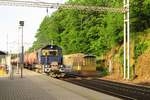 UniPetrol 741 512 durchfahrt am 31 Mai 2012 Tynec-nad-Labem.