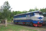 Bardotka Prototyp T478 1002 steht am 13 Mai 2012 ins Eisenbahnmuseum von LUzna u Rakovnika.