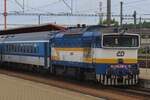 Vom Zug aus knnte am 30 Mai 2025 CD 754 019 samt Rychlyk nach Linz Hbf aufgenommen werden in Veseli nad Luznici.