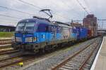 CD Cargo 383 015 steht am 31 Mai 2026 mit der Lovosice-KLV in Amersfoort.