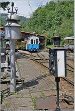 Der 1966 von der Blonay Chamby Bahn kreierte Bahnhof Chaulin Mus�e hat zwar eine praktische Gleisanlage, die jedoch nicht einem 'klassischen' Bahhof entspricht, sondern seit �ber 50 Jahren die Bed�rfnisse der Museumsbahn abdeckt. Daf�r zieren allerle ...