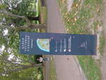 (190'169) - Hinweistafel zum Queen Victoria Garden am 17. April 2018 in Melbourne