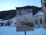 (231'485) - Plakat f�r Le Mus�e de Bagnes am 18.